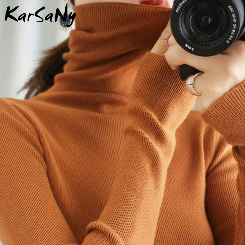 black sweater Women's Sweater Winter Clothes Women 2021 Black Turtleneck Sweaters Winter Warm Women's Turtlenecks Pullover Sweater Autumn Pull sweater hoodie