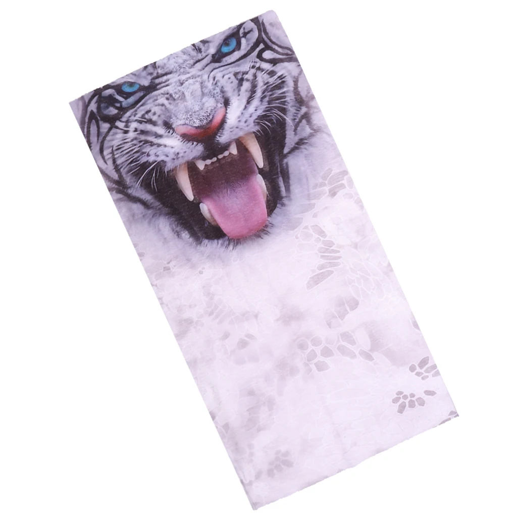 Outdoor Cycling 3D Face Sun Mask Neck Gaiter Balaclava UV Protection Bandana Headband for Fishing Hunting Running Motorcycling 