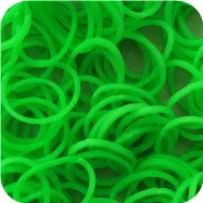 600 шт DIY Резиновые ткацкие браслеты gomas para hacer детские подарочные браслеты для девочек Детские аксессуары ювелирные изделия - Цвет: light green