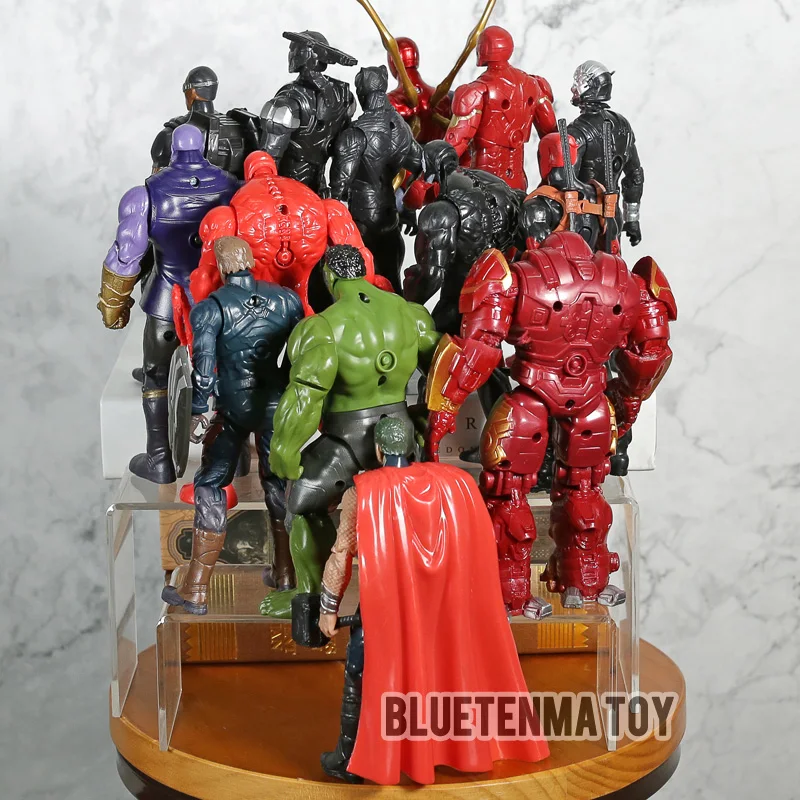 Экшн фигурки Marvel Мстители Веном карнидж Человек паук танос Дэдпул халкбастер