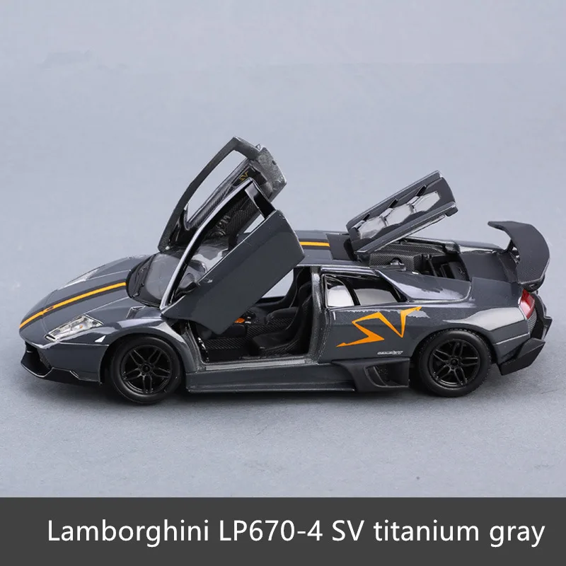 Bburago 1:24 Lamborghini Модель автомобиля высокая имитация литья металла детская игрушка бойфренд подарок моделирование сплав автомобиль коллекция - Цвет: LP670-4