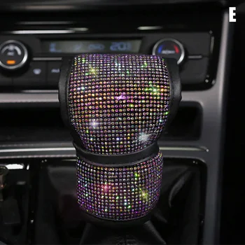 

Fine workmanship Universal Fine workmanship Rhinestone Diamond Car Accessories Steering Wheel Cover Car Decor Set