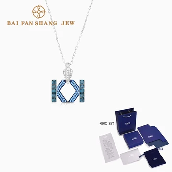 

2020 Fashion Jewelry SWA New SPARKLING DANCE DIAL UP Necklace Charming Geometry ``K'' Decorative Women's All-match Jewelry Gift