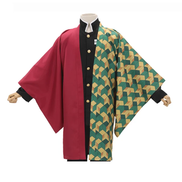 Demon Slayer Kimetsu no Yaiba Agatsuma Zenitsu Kamado Tanjirou Tomioka Giyuu Himejima Kyoumei Cloak Haori Kimono Yukata Cosplay 6