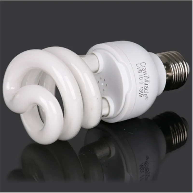 New 5.0 10.0 UVB 13W Reptiles Amphibians Turtle Lizard Snake Light Bulb Lamp Energy Saving Lamps Lighting 220V