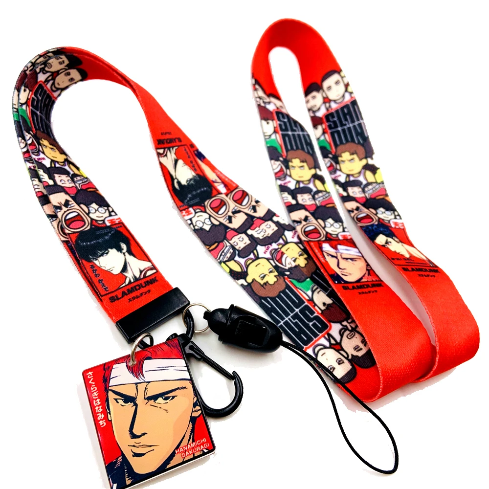 アニメスラムダンクキーチェーンストラップかわいい電話のチャーム携帯電話のネックストラップ赤のランヤードキーidバッジハンディkeycordホルダー Mobile Phone Straps Aliexpress