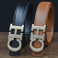 

Luxury Designer Brand Pin Buckle CH Belt Narrow High Quality Women Genuine Real Leather Dress Kids Strap for Jeans Waistband