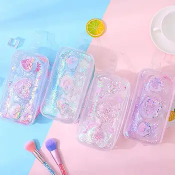 

Quicksand Clear Pen Pencil Case Large Capacity Zipper Bag Box Pouch Holder Stationery Accessory School Student Office Supplies
