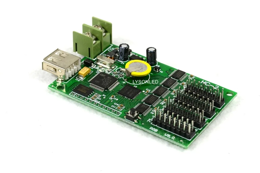 Usb накопитель полноцветсветодиодный светодиодная видеокарта 4 * HUB75E поддержка 1/32