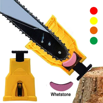 

Chainsaw Teeth Sharpener Portable Sharpen Chain Saw Bar-Mount Fast Grinding Sharpening Chainsaw Chain Woodworking Tools