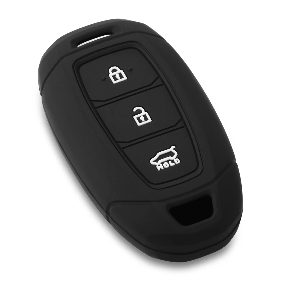 Silicone Car Remote Key Fob Case Cover For Hyundai i30 i35 i40 Kona Azera Elantra Solaris Grandeur Ig Accent Santa Fe