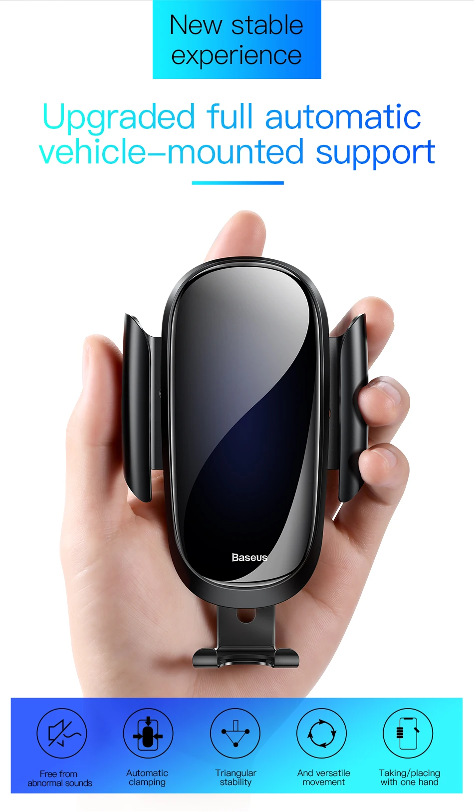 Автомобильный держатель для телефона Baseus для iPhone, samsung, держатель для мобильного телефона, подставка, металлический, Гравитационный, с вентиляционным отверстием, gps, держатель для сотового телефона в автомобиле