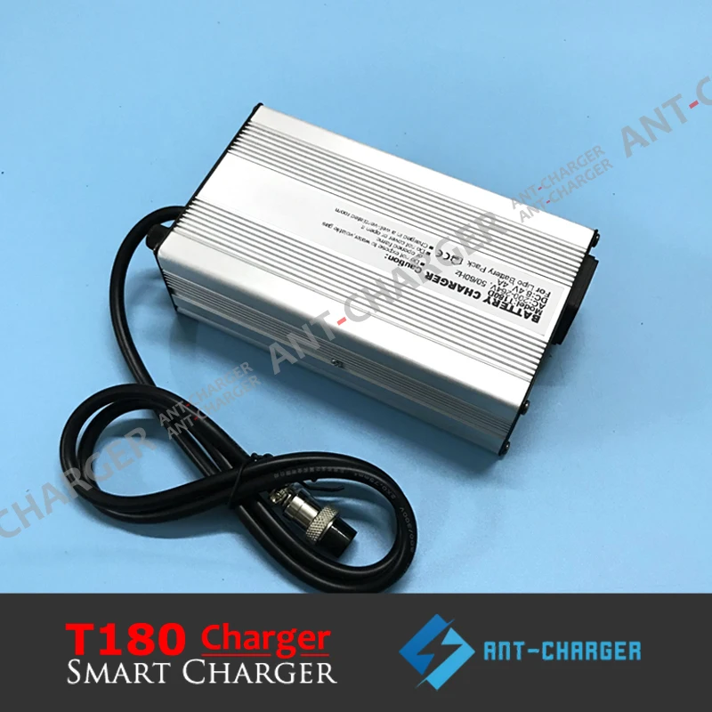 T180 180W 12.6V 10A Smart Charger for 10.8V11.1V12V 3s LipoLi-ionLithium Ion Battery Pack 100-240VAC Input Aluminum Shell (3)