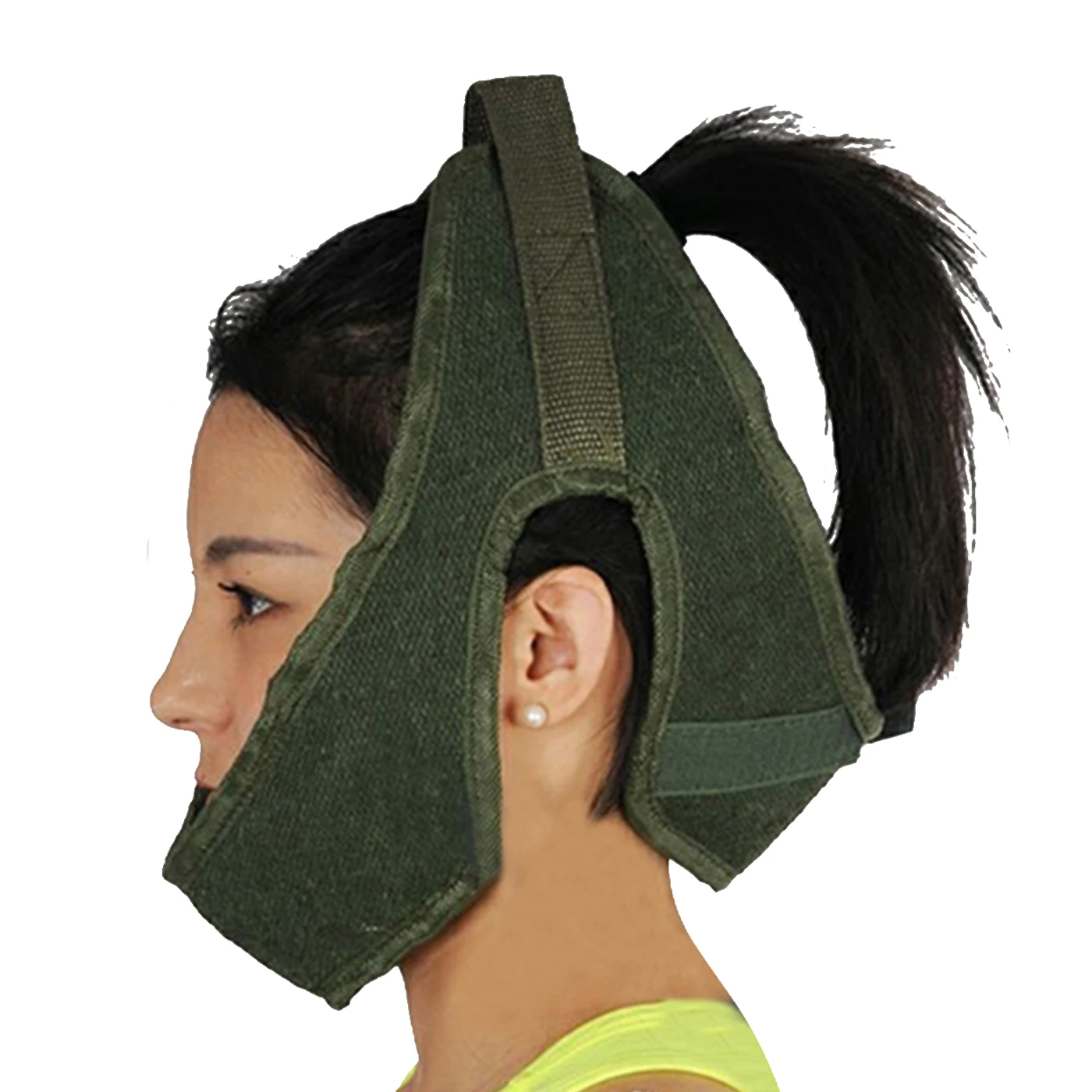 

Green Canvas Cervical Traction Belt Sling Tractor Neck Stretching Traction Belt Neck Care Tool Home Hospital Medical Equipment