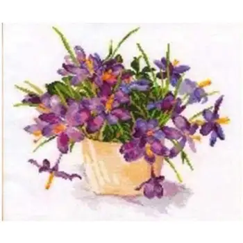 

Saffron patterns Counted Cross Stitch 11CT 14CT 18CT DIY Chinese Cross Stitch Kits Embroidery Needlework Sets home decor
