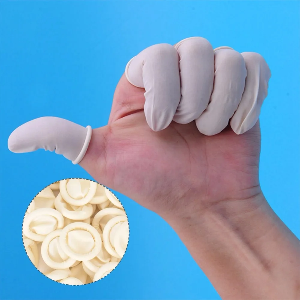 1000 шт резиновые одноразовые латексные пальчики для кроватки антистатические защитные пальчики