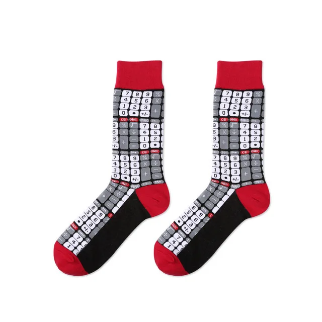 Personal Fashion Tide Brand Cotton Sock Medium Long Leg Socks for Men - Цвет: 014