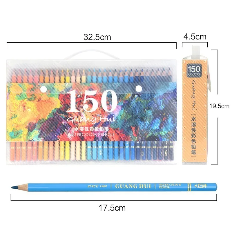 YOO 150 цветов s водорастворимый цвет Prisma Color Lapis de cor 120/160 масляные цветные карандаши