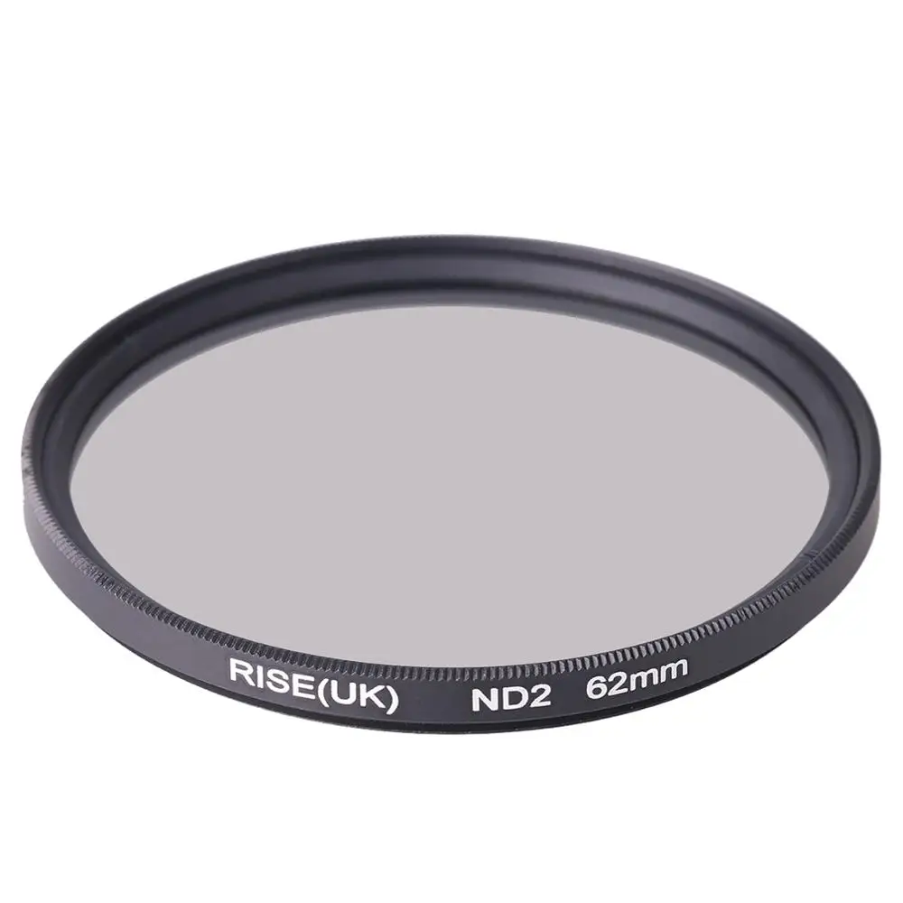 RISE(UK) 62mm Neutral Density ND2 Filter for any 62mm Lens of DSR DLSR