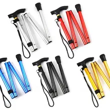 Из алюминиевого сплава для улицы пожилых костылей Складная палочка противоскользящая складная трость напрямую от производителя в настоящее время доступны