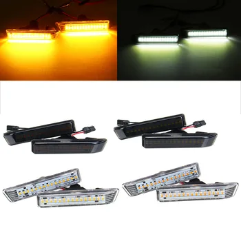 

2Pcs Turn Signal Light LED Side Marker Lights Panel Lamp Blinker for BMW X5 E53 00-06 3 SERIES E36 convertible