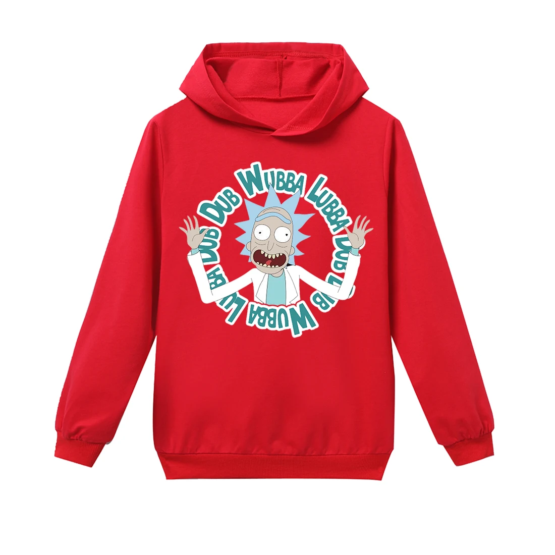 New Rick and morty Children Hoodies Cotton Funny Print Hoodie Fashion Sweatshirt Boys t shirts girl tops christmas t shirt - Цвет: H1185
