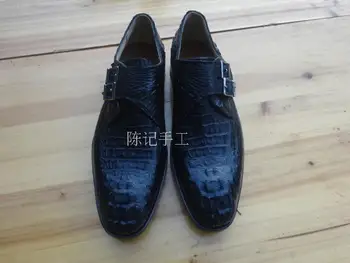 

Mens Shoes Calfskin Sole Customize Shoes Derby Shoes Solid Formal Business Handmade Customize Crocodile Leather Low Top Leather