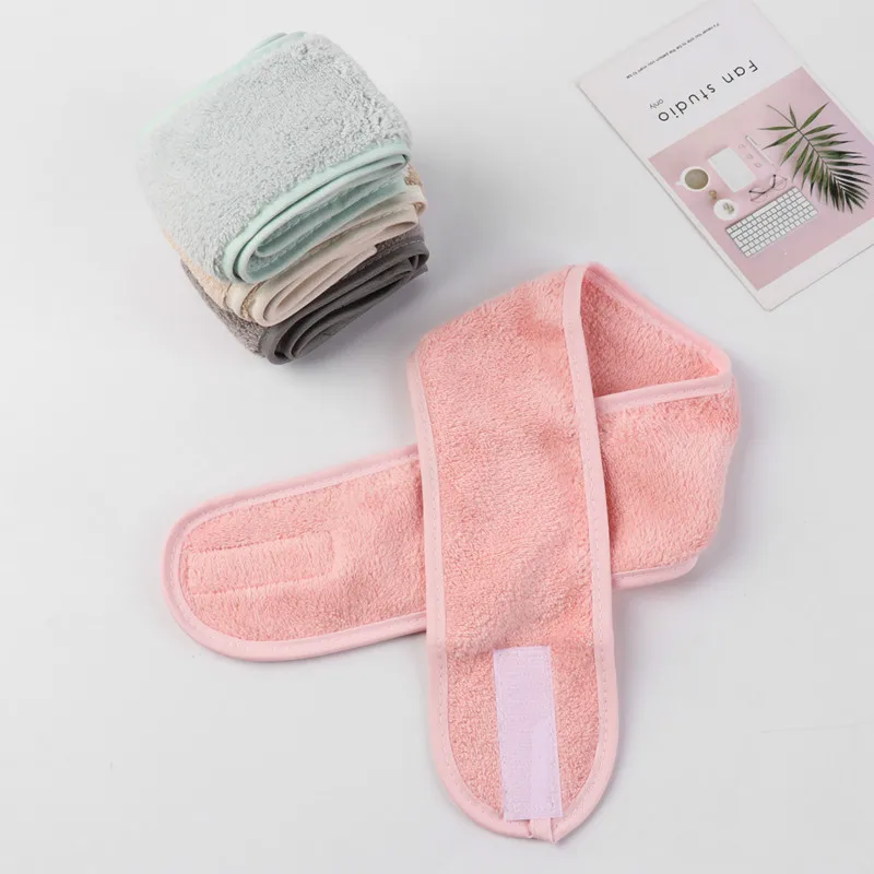 1PC Kaninchen Gesichts Haarband Make-Up Kopf Band Frottee Haar Wrap Dusche Kappe Stretch SPA Gesichts Stirnband Farbe Haar_voghion.com