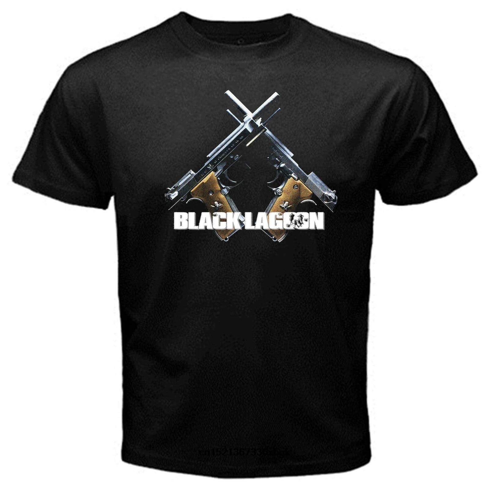 

Black Lagoon anime manga japan pirate merc revy rokurou dutch T-Shirt Black