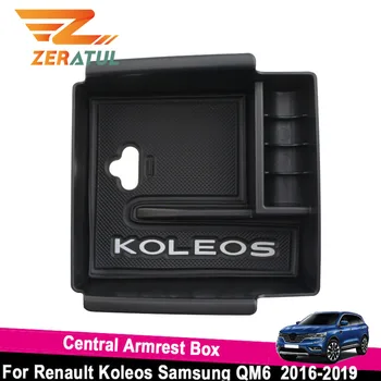 

Zeratul For Renault Koleos Samsung QM6 2016 - 2019 Accessories ABS Car Interior Central Armrest Box Storage Arm Rest Boxes