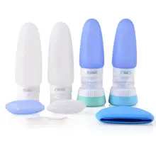 Профессиональная пустая портативная прозрачная дорожная бутылочка для косметического крема, бутылочки для шампуня ликвидация товаров