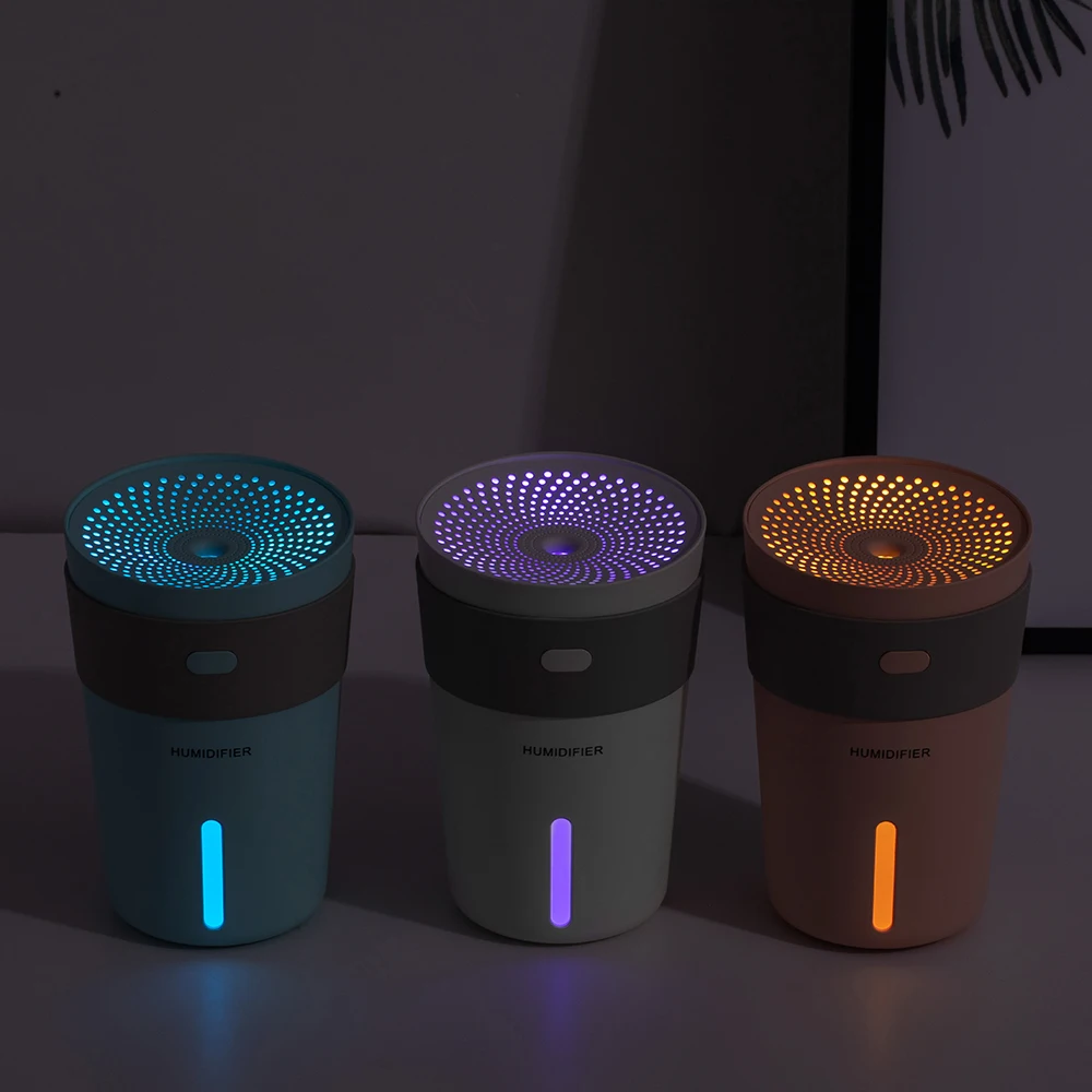 

Portable USB Cup Humidifier 260ml Ultrasonic Air Mist Maker Aroma Diffuser Color Night Lamp Humidificador Car Atomizer Diffuser