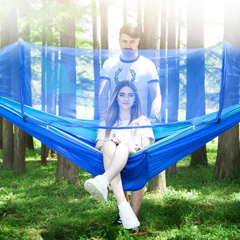 

Outdoor Portable Breathable Net Tree Hammock For Picnic Garden Travel Camping Swings Nylon Hammock Mosquito Net Tent