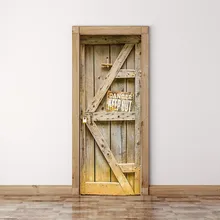2 шт креативные Предупреждение ющие слова опасная деревянная дверь стикер Европейский 3D твердая Настенная Наклейка s двери украшения товары для дома