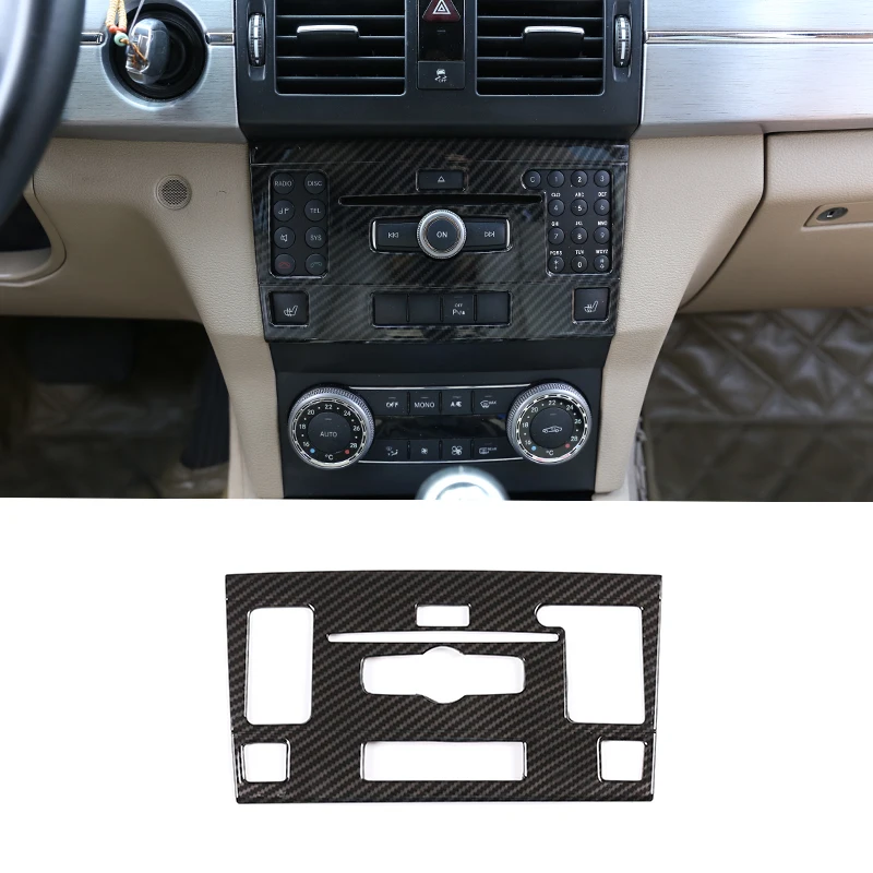Центральная консоль из АБС пластика для отделки каркаса CD Mercedes benz GLK Class X204 2010 2012