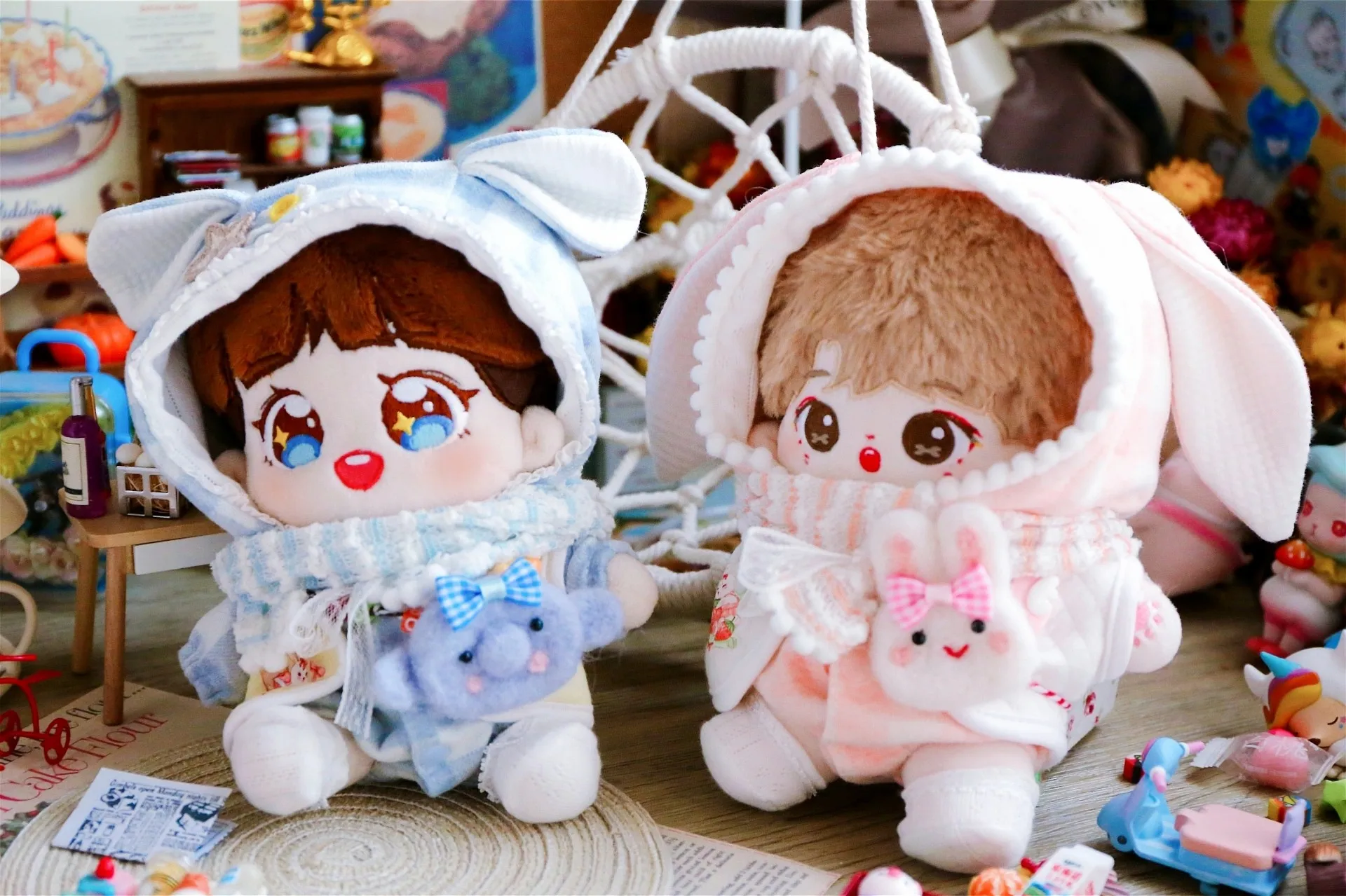 15cm 20cm Plush Doll's Clothes 5pcs Suit Outfit Accessories For KPOP Taehyung JUNGKOOK JIMIN EXO Idol Dolls Plushies Toys Gift | Игрушки