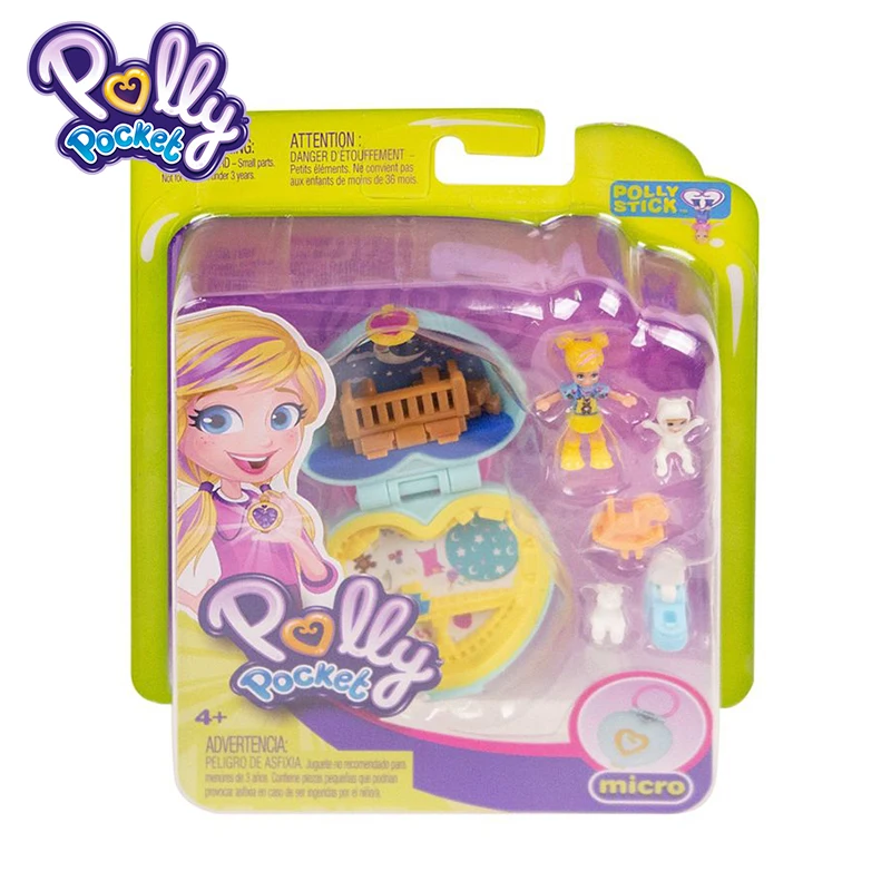 Polly Pocket Kid Toys Teeny Tot Nursery Collection Funny Theme Mini Cute Doll Toy With Beauriful Box FRY29 Gift Carry On Dolls