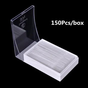 

150Pcs/box White Interdental Practical Clean Tooth Floss Double Head Hygiene Dental Plastic Brush Toothpicks Thread