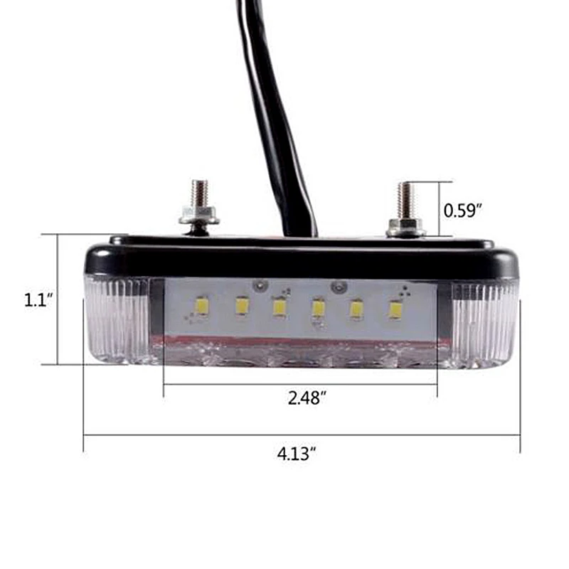 Пара 12V 26LED стоп сзади Хвост обратный светильник индикатор боковые зеркала лампа для грузового прицепа