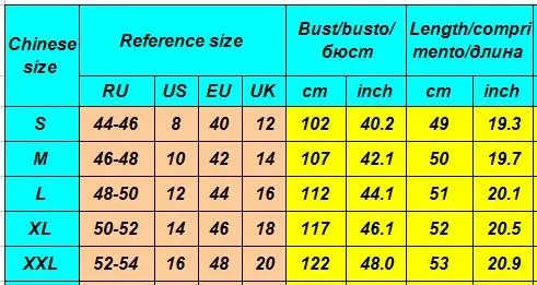 top size