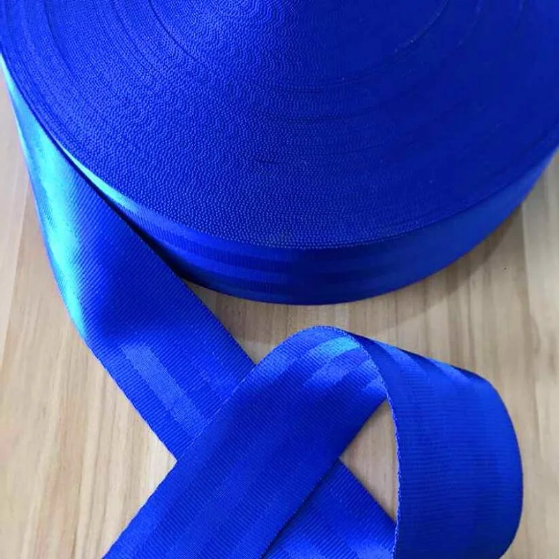 

XIMOOR 4-36Meter Blue Car Seat Belt Webbing Universal Car Personalized Modification Seat Belt Webbing Car Accessories