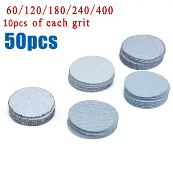 

Sandpaper Sanding Discs Mixed 60/120/180/240/400 Grit Polishing Finishing