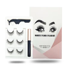 eyelashes lashes makeup maquiagem Magnetic False Eyelashes Magnet Eyeliner 3 Pairs Set eyelashes lashes makeup maquiagem Magnetic False Eyelashes Magnet Eyeliner 3 Pairs Set