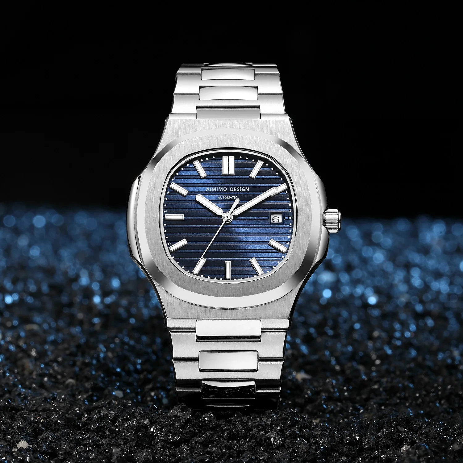 Japan MIYOTA 8215 Movement Watches Man Sapphire Crystal Screw Crown10Bar Waterproof Automatic Mechanical AIMIMO DESIGN Man Watch