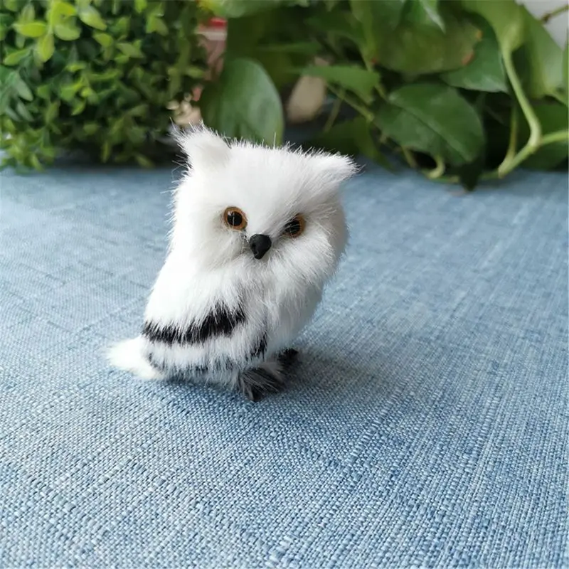 7 см высокая Милая Снежная Сова Hedwig Гончаров письмо доставки кукла милые игрушки Harried Bi P31B