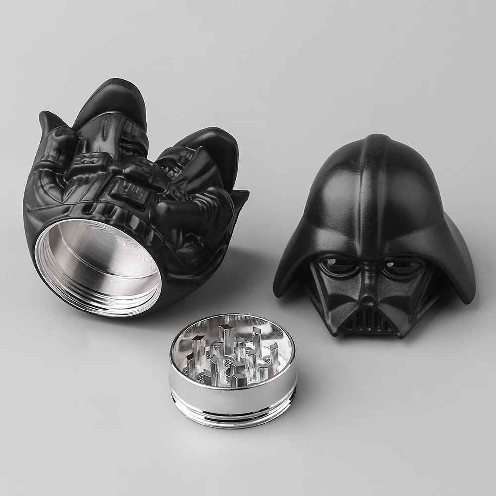 Disney Movie Star Wars Robot BB8 Darth Vader Tobacco Crusher Keychains  Tobacco Herb Grinde Magnet Hand Muller Crusher Jewelry