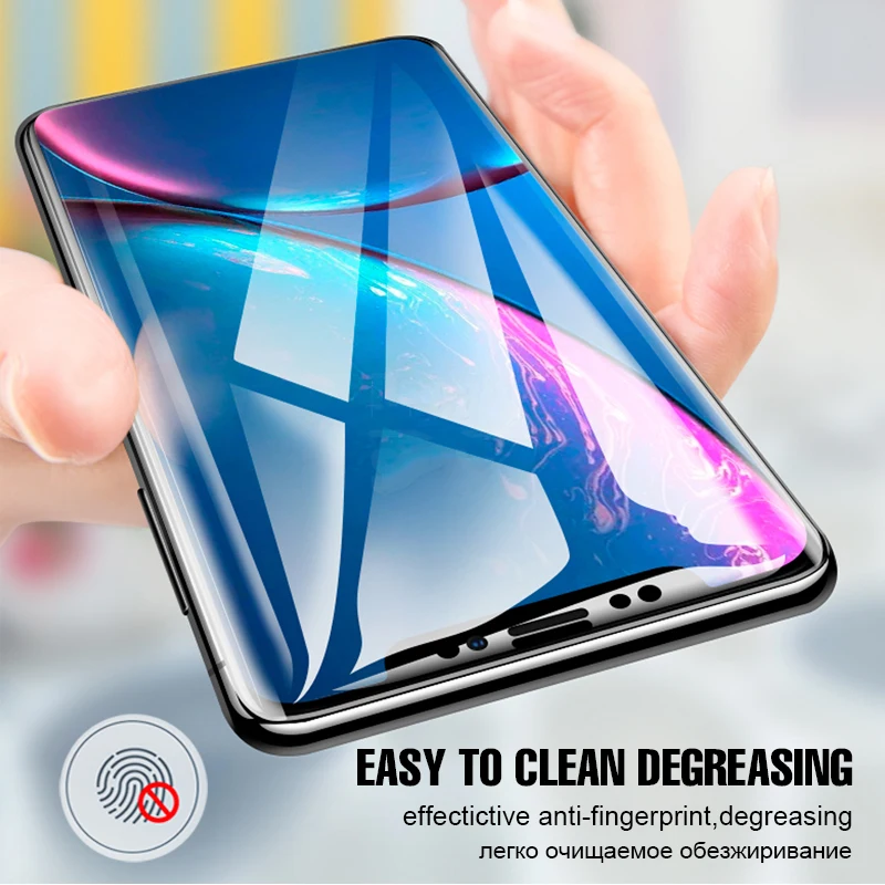 2 предмета в комплекте Полный Обложка гидрогель пленка для iPhone 11 Pro XS Max XR Защитная