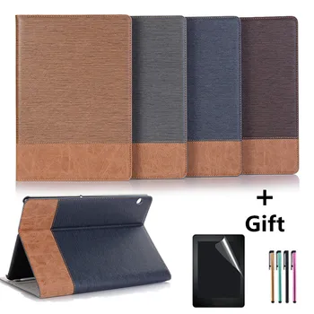 

Business Leather Case For Samsung Galaxy Tab A A2 10.5 2018 T590 T595 Case Tablet Support stand Smart Cover with Card Solt+Gift