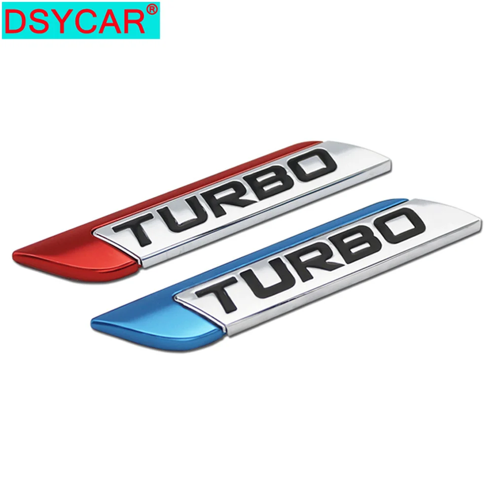Металлическая 3d эмблема DSYCAR с турбонаддувом значок эмблемой наклейки для
