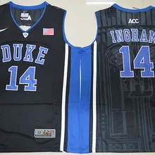 Новое поступление Duke Blue Devils Брэндон Ingram 14В горячая Распродажа Элита-черный Размеры S, M, L, XL, 2XL, 3XL Джерси